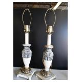 Pair of Heavy Table Lamps