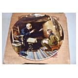 Norman Rockwell The Veteran Plate
