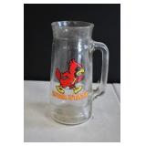 Vtg Iowa State Tankard Glass Mug