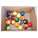 Set of Vintage Billard Balls