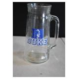 Vtg Duke University Tankard Glass Mug