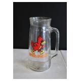Vtg Iowa State Tankard Glass Mug