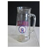 Vtg Illinois Tankard Glass Mug