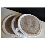 Set of 8 Round Braided Placemats