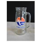 Vtg Univ of Florida Gators Tankard Glass Mug
