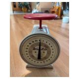Way-Rite Household Scale w/ Red Platform