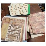Scrapbook Paper & Wood Block
