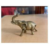 Brass Elephant Figurine w/ Trunk Up