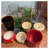 Glass Vases and Ceramic Planters