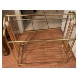 Gold Tone Metal Quilt Rack
