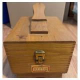 Griffin Shinermaster Wooden Shoe Shine Box