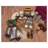 Rustic Home Decor Assortment w/Wood Accents