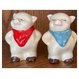 Shawnee Smiley Pig S&P Shakers 1940s-50s