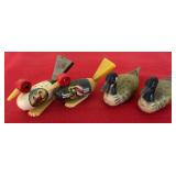 Duck and Bird Shaped Salt & Pepper Shakers