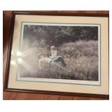 Adolf Sehring Signed Lazy Summer Days Print