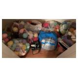 Large Assortment of Yarn and Craft Tools
