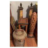 Frames, Obelisks, Basket, Carved Wood Finial++