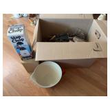 Kitchenware Lot w/ Mixing Bowl and Utensils