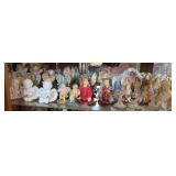 Porcelain and Resin Angel Figurine Collection