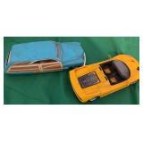 Pair Model Cars: Maisto F50 & Blue Wagon