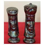 Vintage Ceramic Chess Piece Salt & Pepper Shakers