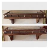 Wood Wall Shelf w/ Spindle Gallery