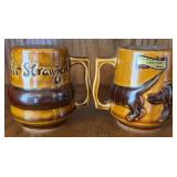 Vintage Ceramic Dachshund S&P Shakers