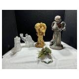 Angel Figures and Candle Holders