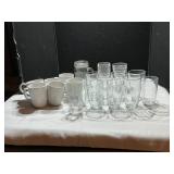Glassware and Coffee Cups