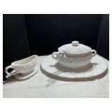 White Ceramic Dinnerware Set