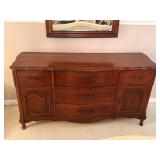 Cherry Buffet with 2 Doors, 5 Drawers