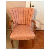 Upholstered Queen Anne Armchair