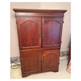 Cherry Armoire With 4 Doors