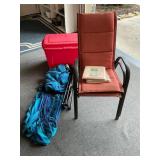 Outdoor Swing and Porch Chair Set