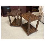 2 Pine Side Tables
