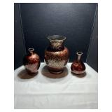3 Decorative Vases