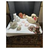 Home Decor Lot with Baskets and Mirror