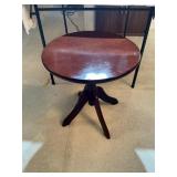 Mahogany Round Side Table