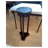 Round Marble Top Plant Stand