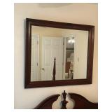 Mahogany Wall Mirror, 39×33
