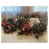 Large Assortment of Faux Florals
