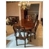 Kincaid Cherry Queen Ann Dining Set