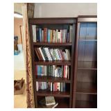 Wooden Bookcase With Books