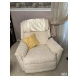 Cloth Recliner with Light Stains