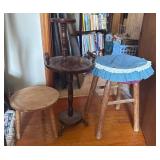 Three Wooden Stools