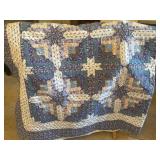 Handmade Log Cabin Quilt