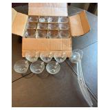Boxed Set of Glass Punch Cups