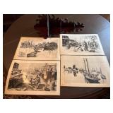 Laminated Lionel Barrymore Prints Set