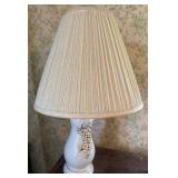 Ceramic Lamp with Grape Motif
