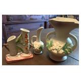Roseville Pottery Vase Trio